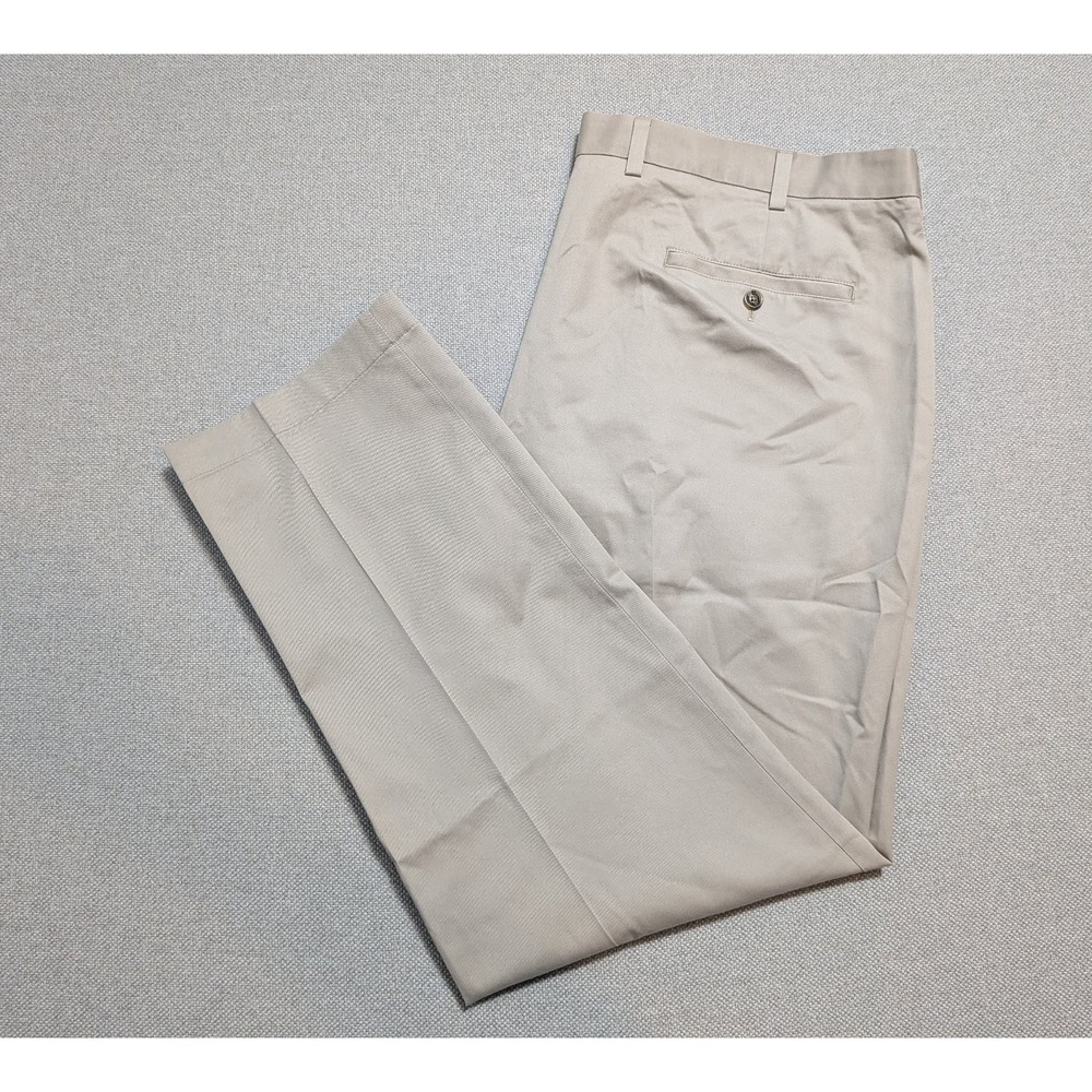 Brooks Brothers Lightweight Clark Garment Dyed Chino Mens Pants Advantage Khaki